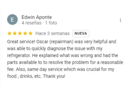 Reviews Edwin Aponte