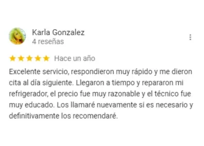 Reviews Karla Gonzalez